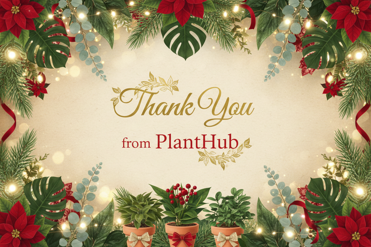 thank you from plant hub chritsmass